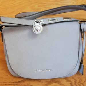 Michael Kors Crossbody - gray, saffiano